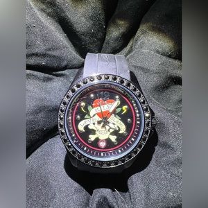 Ed Hardy “love kills slowly” women’s watch